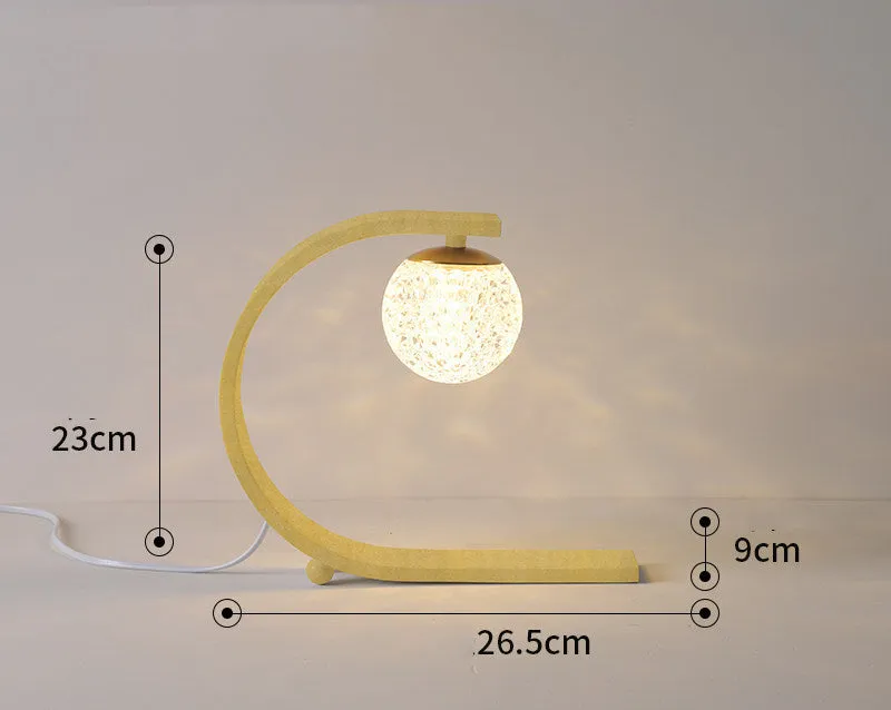Net red modern minimalist starry LED desk lamp black iron acrylic 5W UK plug