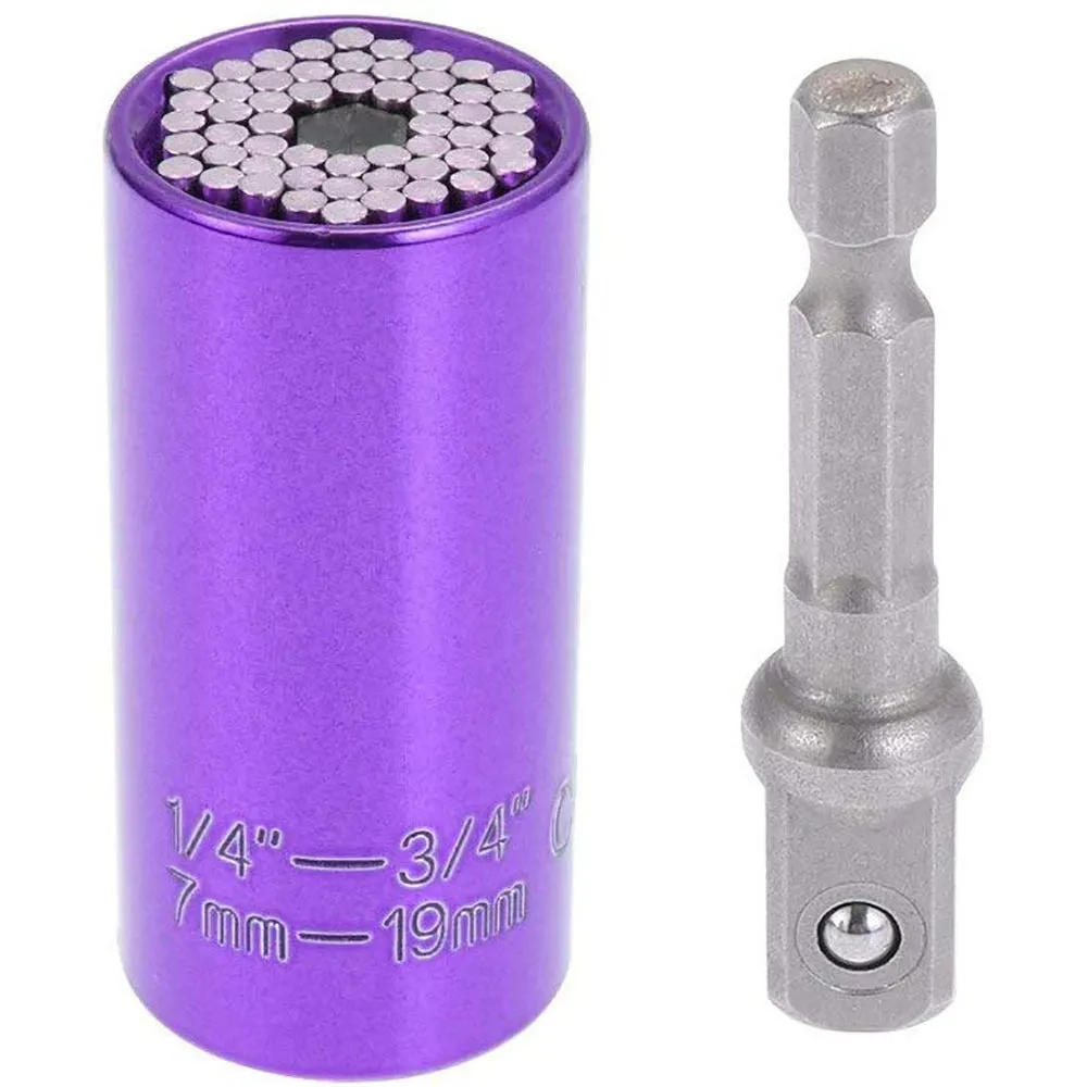 Universal socket tool metal construction 52mm x 25mm multi-size for repairs