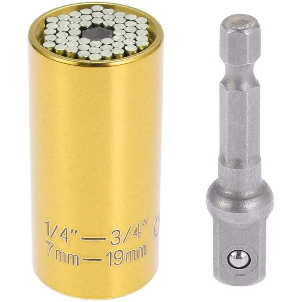 Universal socket tool metal construction 52mm x 25mm multi-size for repairs