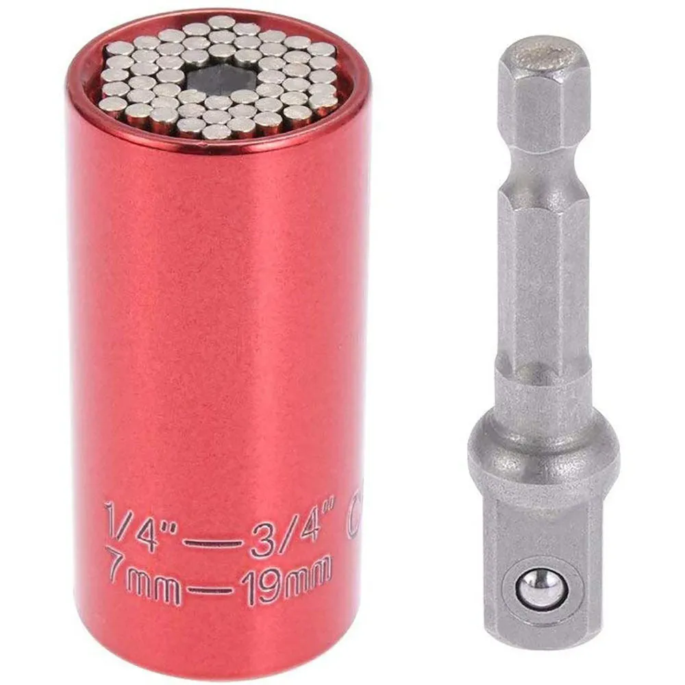Universal socket tool metal construction 52mm x 25mm multi-size for repairs
