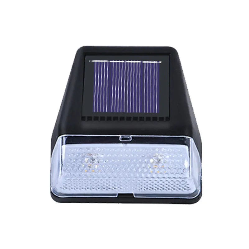 Solar outdoor rainproof IP65 LED wall lamp 75x70x50mm for courtyard garden steps and fence