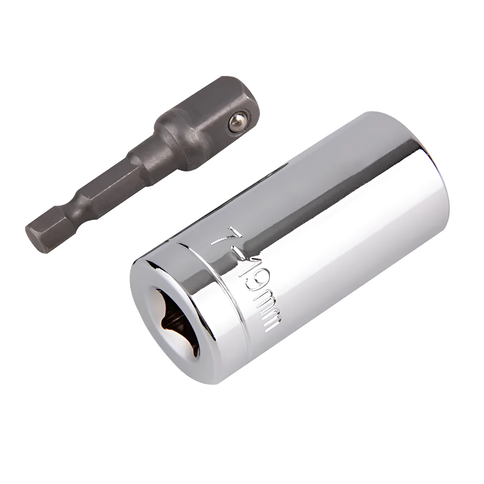 3/8 drive metric socket combination tool 7-19mm with single head wrench and extension rod