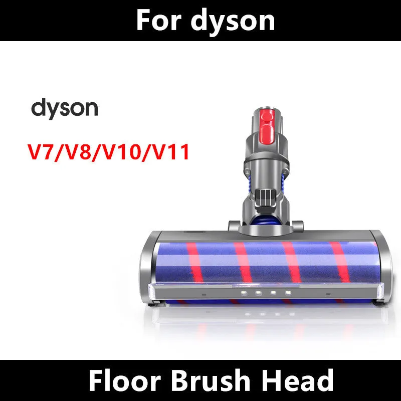 Dyson V7 V8 V10 V11 replacement soft velvet electric floor brush head, 260mm wide