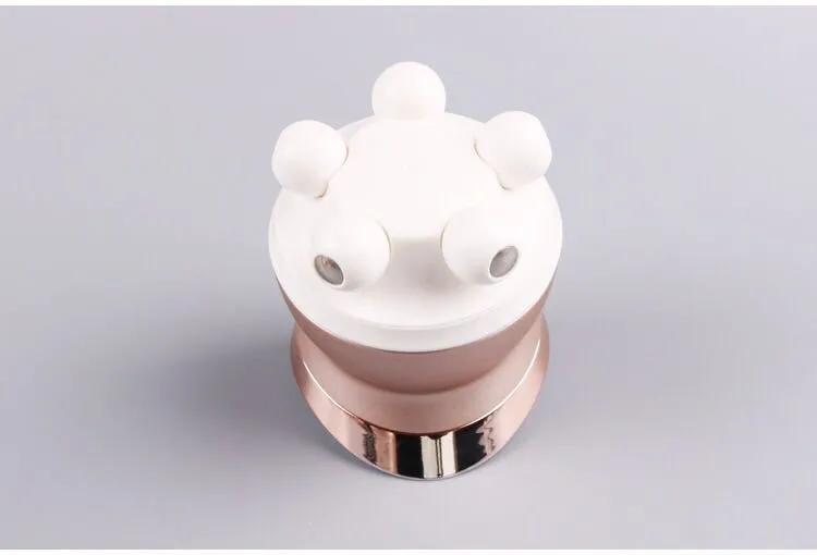 White five-in-one rechargeable ladies shaver plucker with whole body washing feature