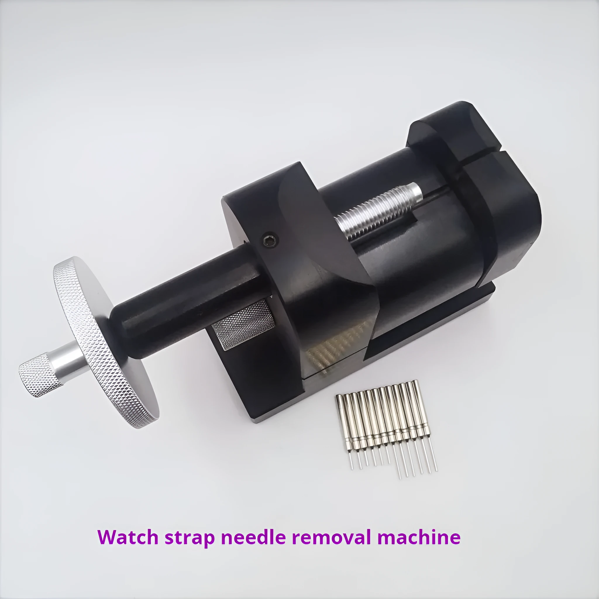 Alloy steel watch strap dismantling machine tool for watch repair.