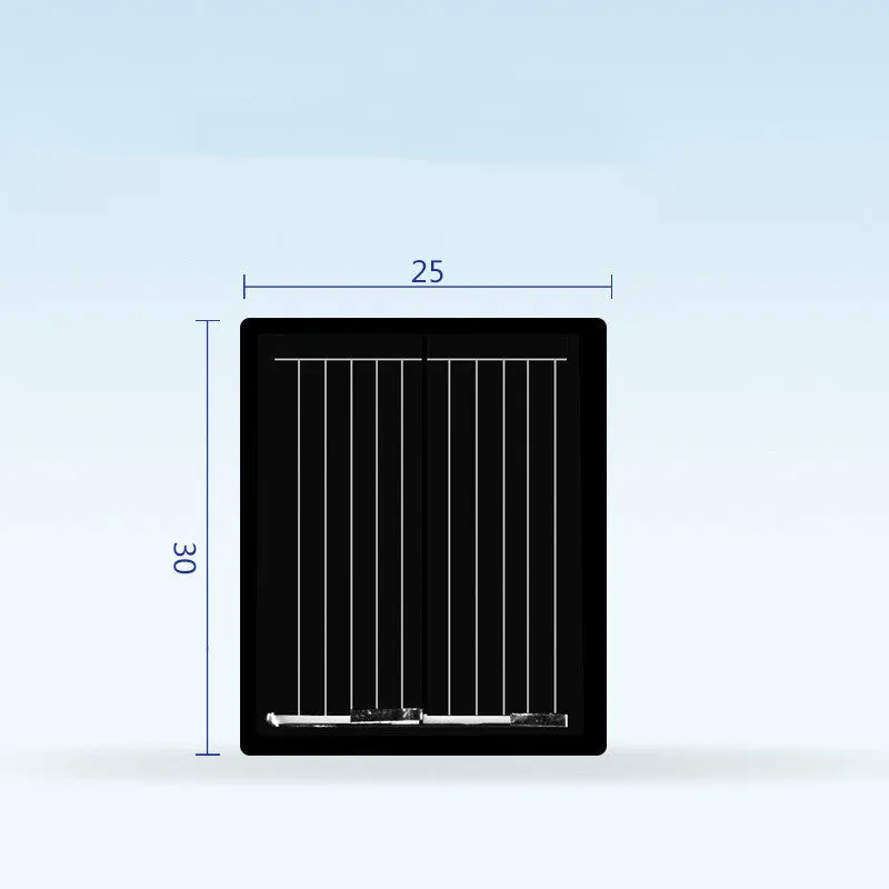 Polycrystalline epoxy solar panel 30x25mm 1V 80mA for small DIY projects