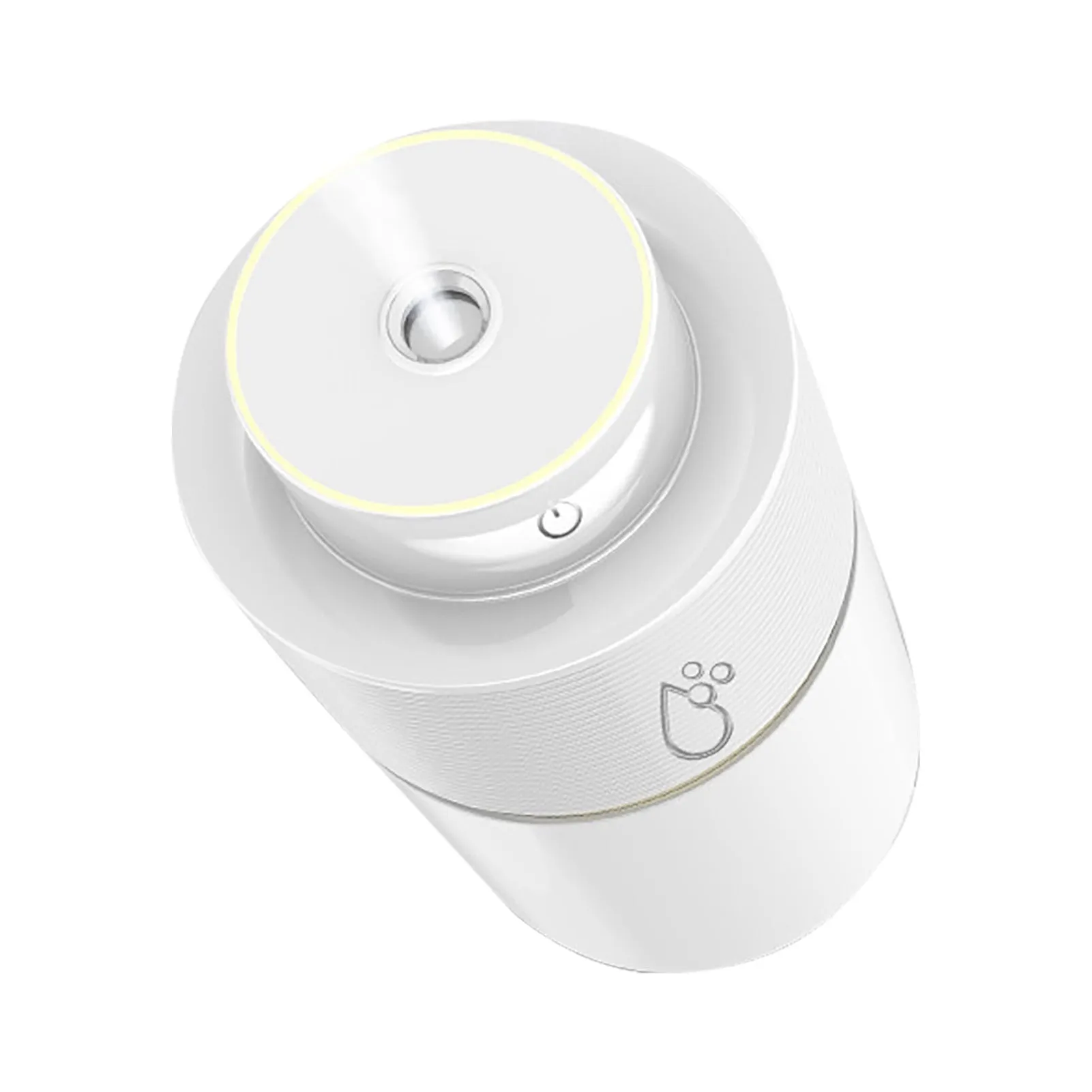 USB Car Mini Spray Air Purifying Humidifier 200ml Water Tank 35ml/H Spray Volume Grey White DC5V Powered Compact Vehicle Humidifier for Dashboard Use