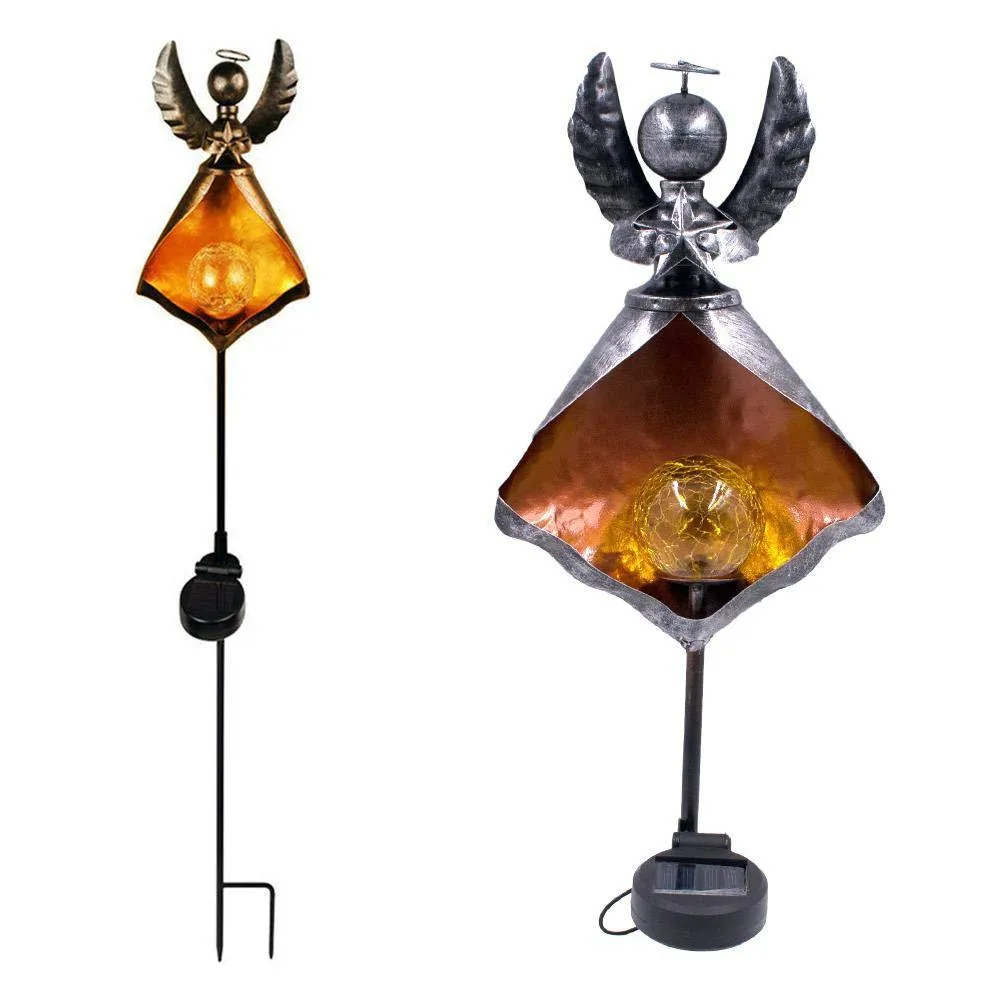 Solar garden light LED IP65 waterproof outdoor lawn plug-in decoration with 50mm size and solar panel