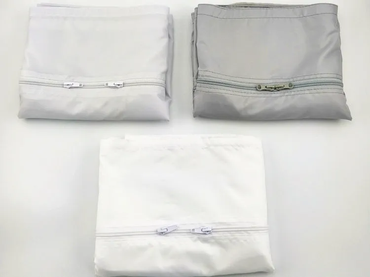 AirLock sealing plate cloth baffle for portable air conditioner window up to 400 cm perimeter silver gray colour
