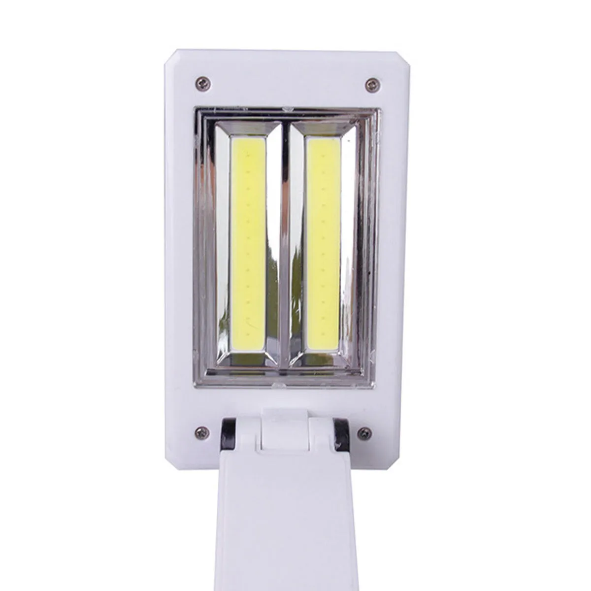 COB mobile phone folding lighting desk lamp black white 120 lumens touch dimming USB battery powered 13.3x7.2x28 cm