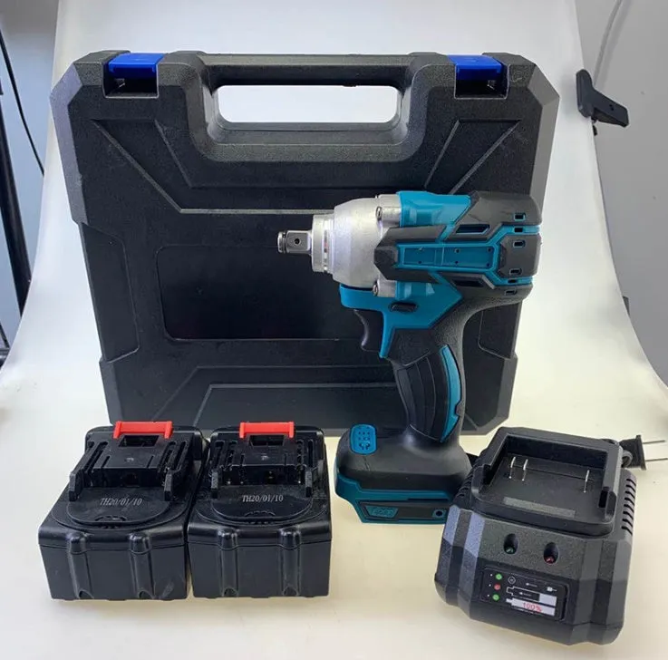 20V cordless electric impact wrench with battery, 12.7mm chuck, and 520Nm torque for automotive repair