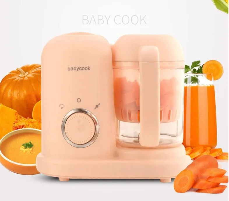 Baby food processor and steamer blender with 10 litre capacity in green colour