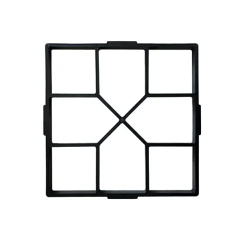 Plastic paving mould for DIY concrete garden path, available in multiple sizes and styles