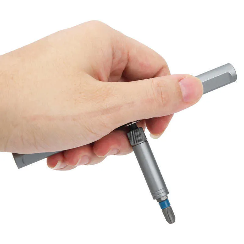 24-in-1 ratchet screwdriver set with S2 alloy steel bits, 58-tooth ratchet handle, and elastic arm locking structure on a workbench