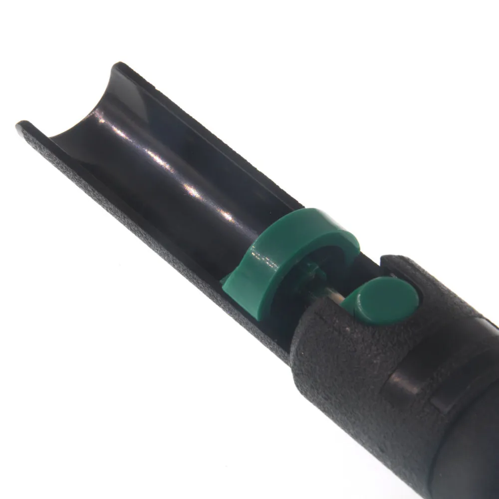 Manual semi-aluminum alloy tin suction device black suction gun 210mm length for desoldering