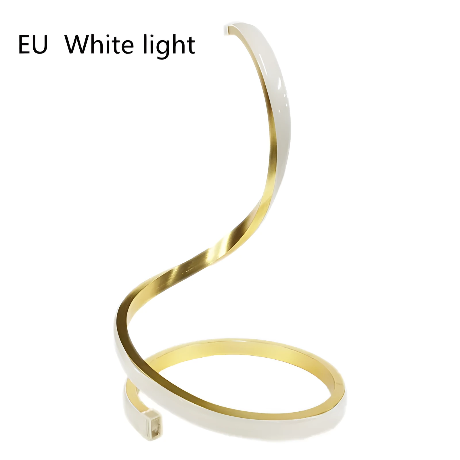 Three-color touch dimming LED table lamp with aluminium and iron build, 35CM height