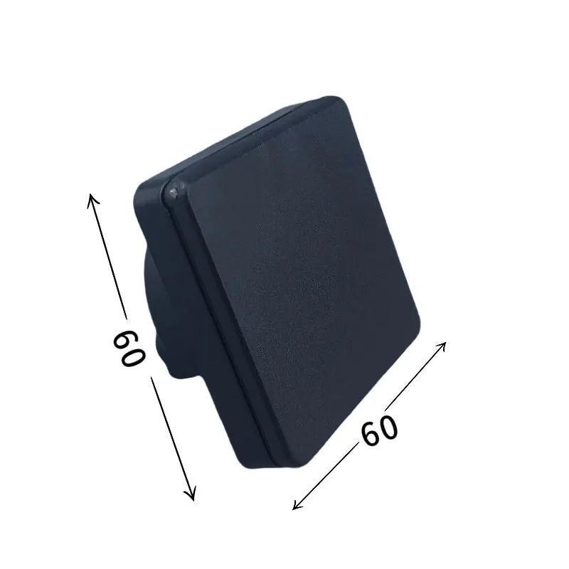 Multifunctional waterproof electromechanical socket for RV industry in black, 100-250V 10A 2500W