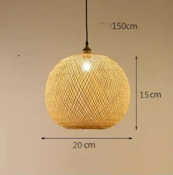 Pastoral hall chandelier with bulb for bedroom leisure spaces in diameter 30cm option