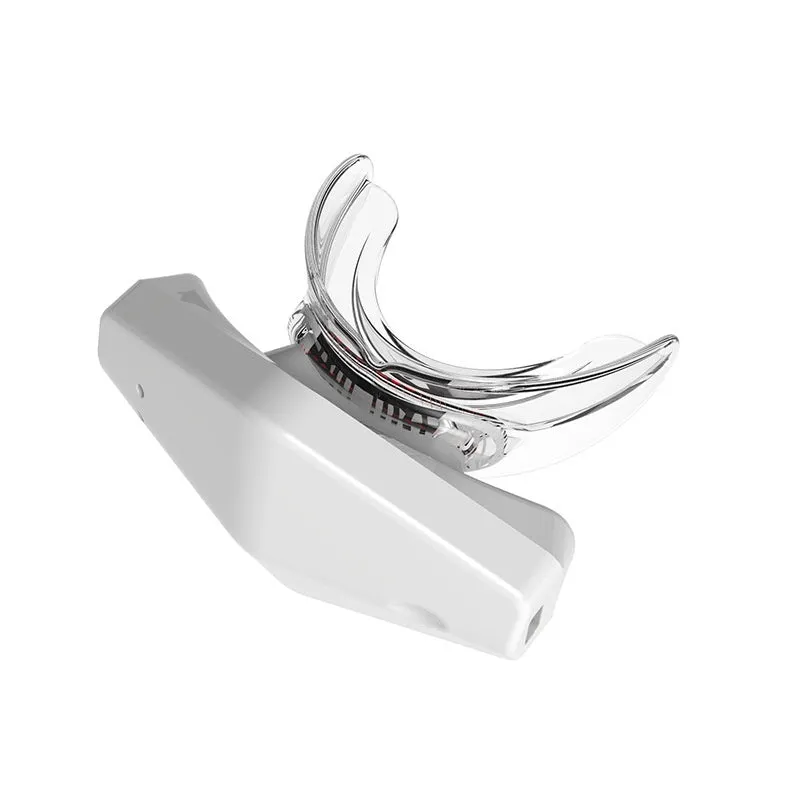 White plastic red light lip care instrument with 450mAh battery