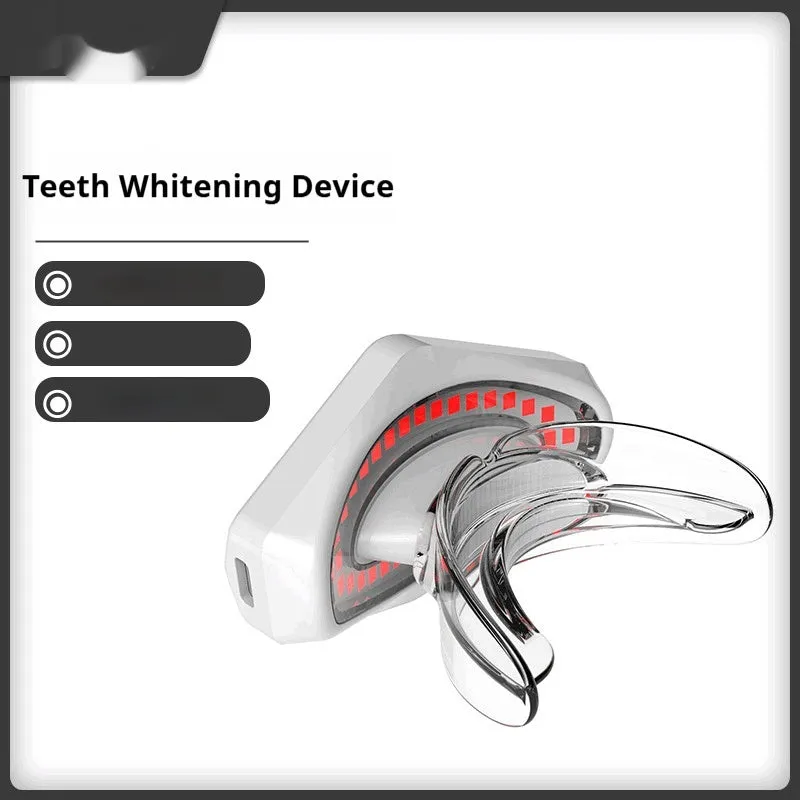White plastic red light lip care instrument with 450mAh battery
