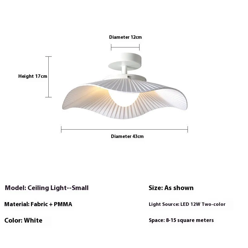 Nordic creative lotus leaf LED ceiling lamp chandelier for living room and bedroom home lighting
