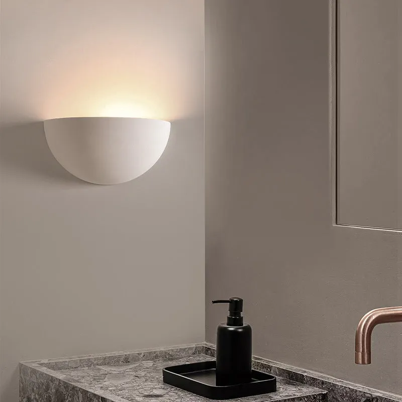 Gypsum aluminium bedside lamp with switch control, light colour GW-8061S-E27-13W, available in 3000K or 4000K
