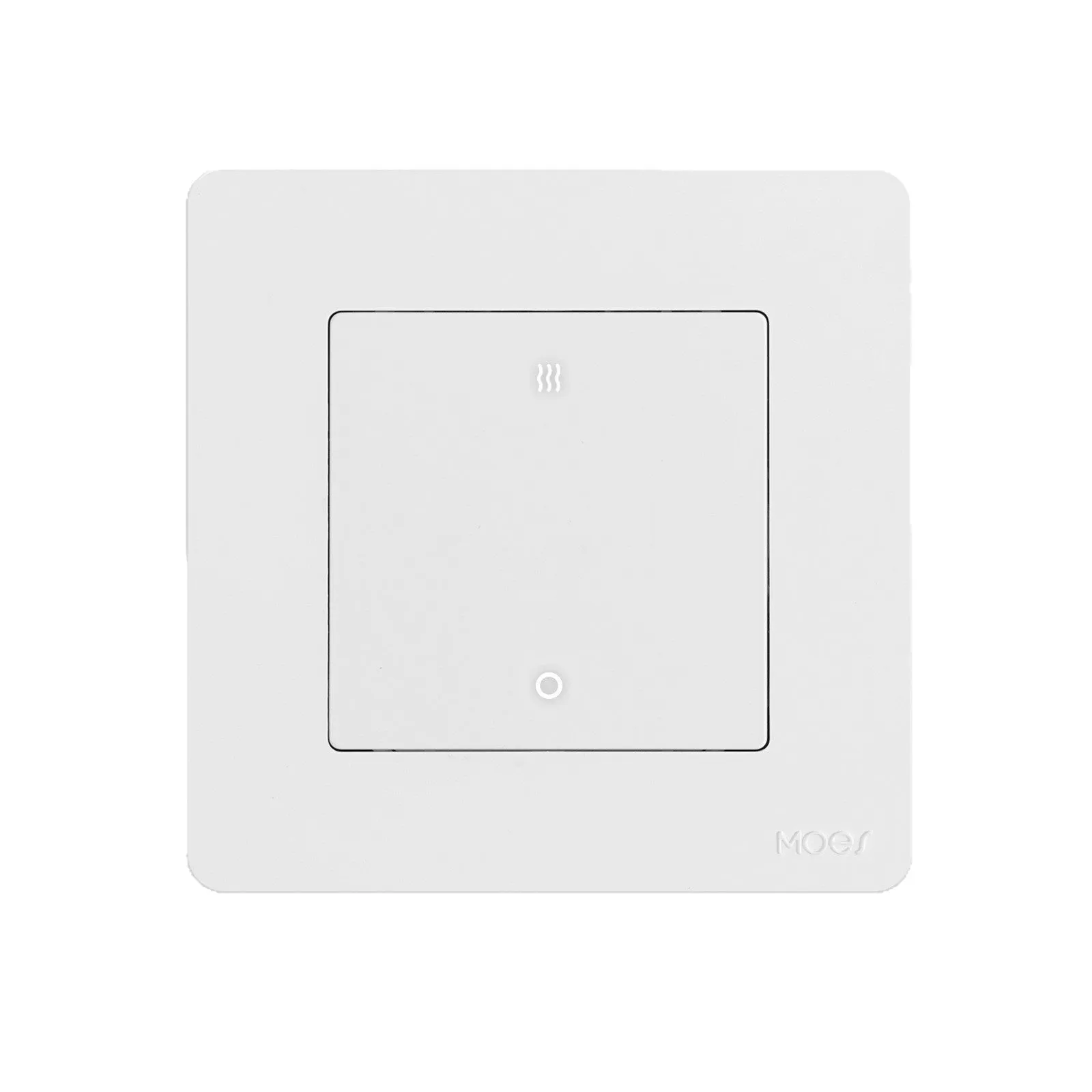 Graffiti Zigbee 3.0 smart switch in white with timing and power monitoring for water heater and air conditioner