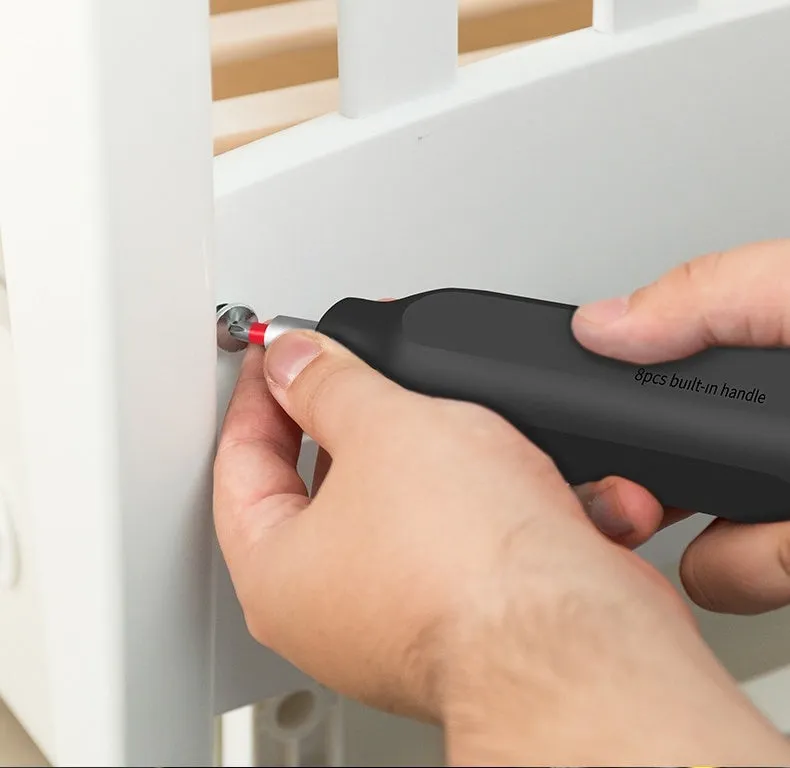 Rechargeable 49in1 precision electric screwdriver set with S2 steel blades and aluminium alloy PVC handle