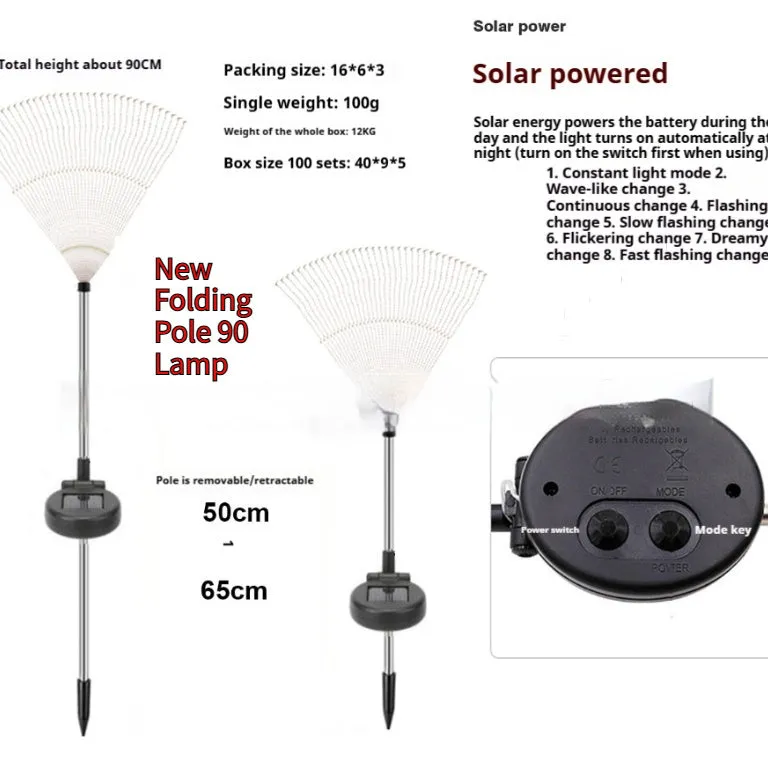 Solar powered fireworks lights with flower shape, IP65 waterproof, warm white and colourful options for garden outdoor ambient lighting
