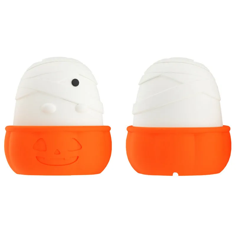 Small USB-charged silicone night lamp with warm light, 87.8x72mm, children's bedroom design