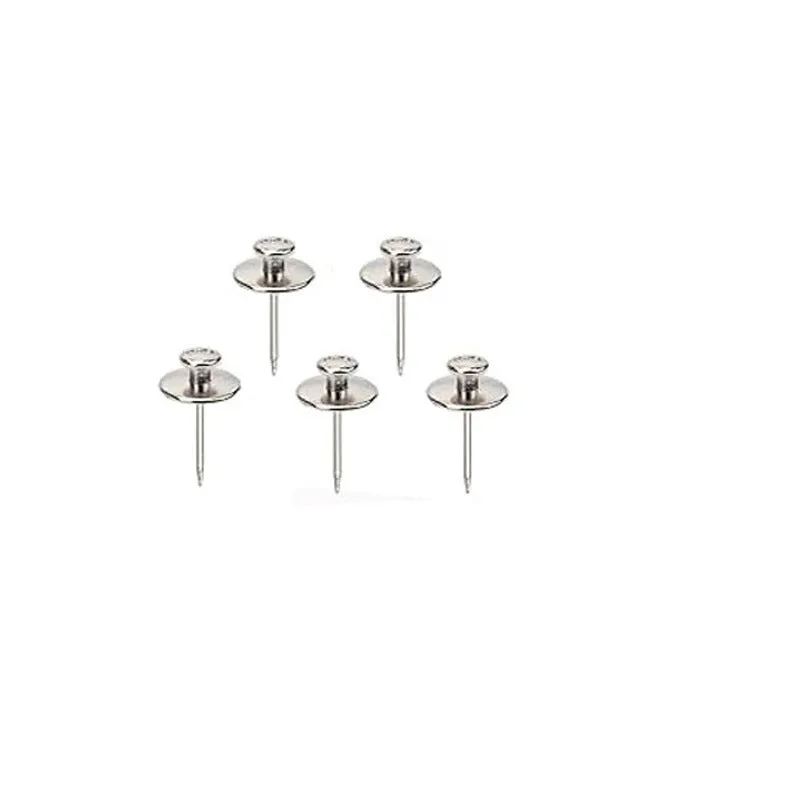 Fancy metal thumb tack for corkboard decoration in black gold silver bronze mixed colour