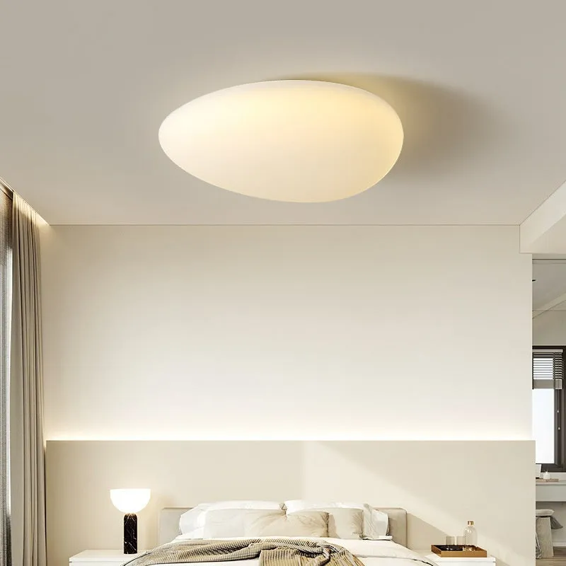 Modern minimalist LED ceiling light in White Endless finish for master bedroom 10-15 square metres