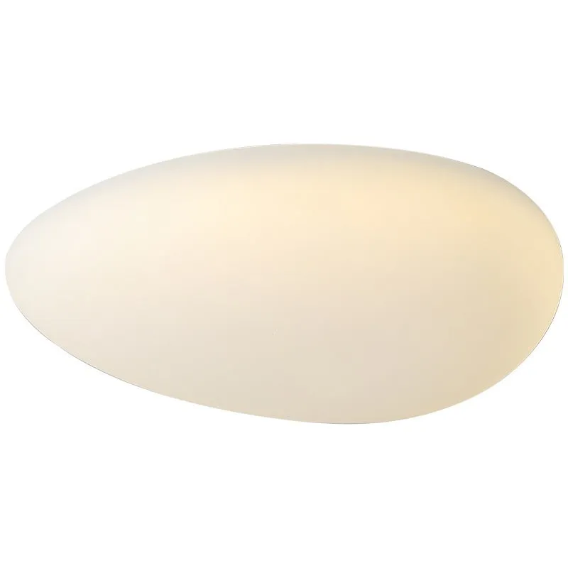 Modern minimalist LED ceiling light in White Endless finish for master bedroom 10-15 square metres