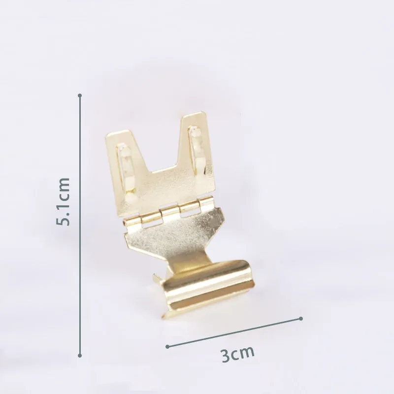 Metal bread price tag label clip for baking dessert display in modern simplicity style with wing clip