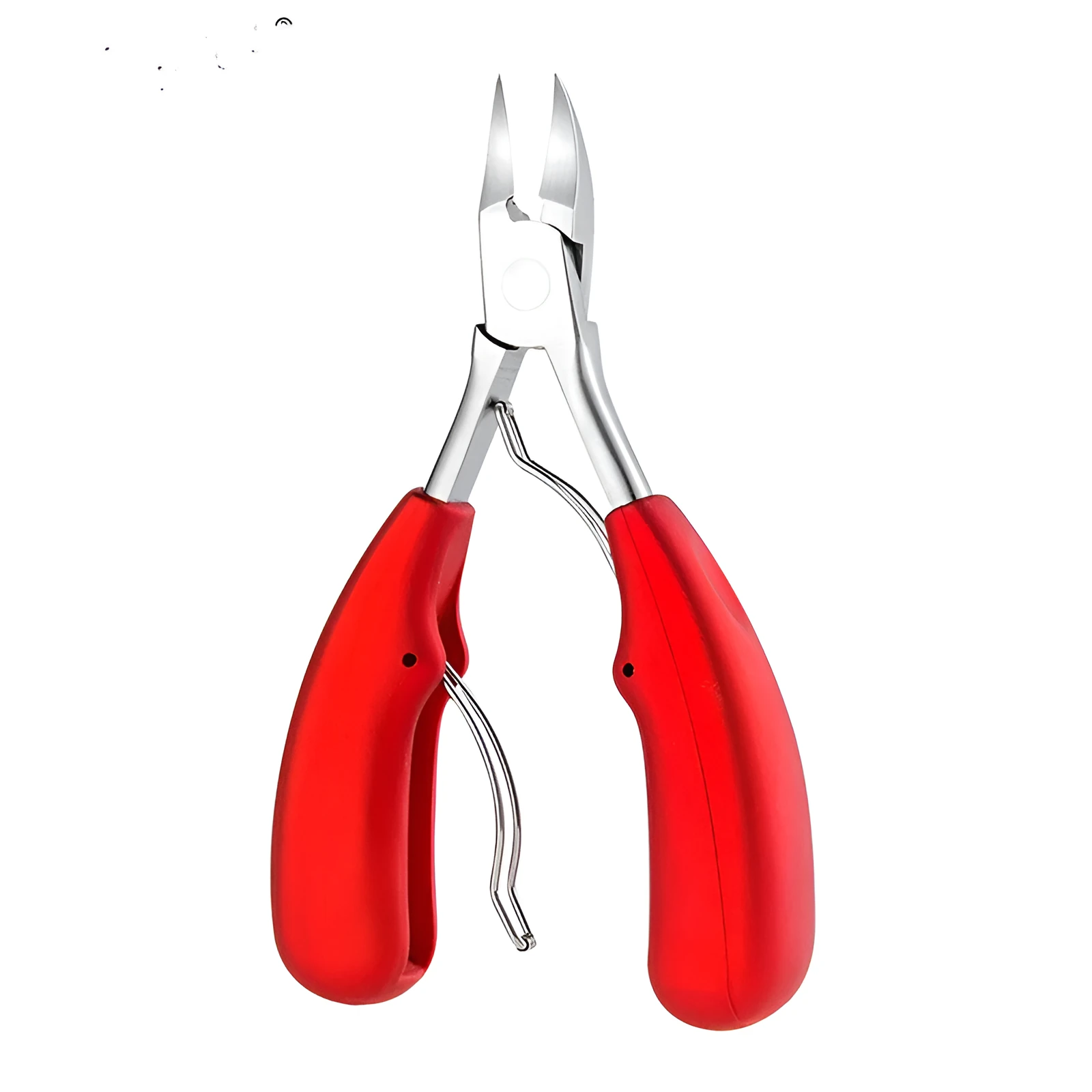 Stainless steel nail clippers with olecranon dead skin scissors in red, black, blue, and wine red colour options