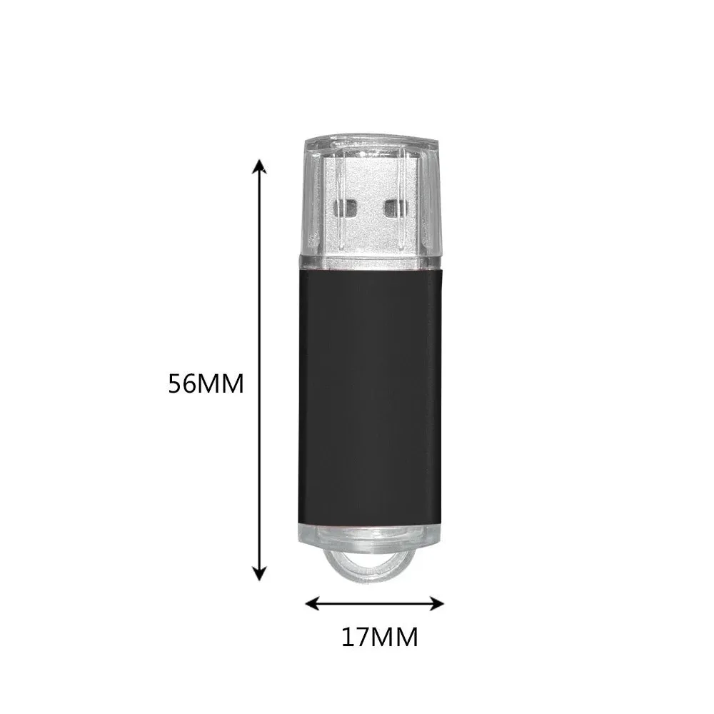 Purple metal USB 2.0 flash drive with compact rectangular shape on plain background