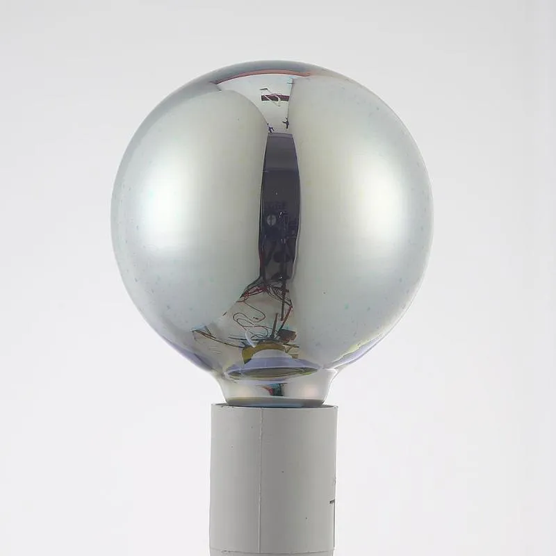 3D projection LED decoration bulb casting a firework pattern on a wall