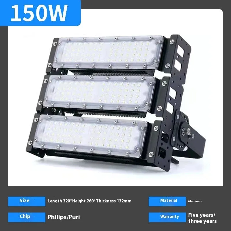 Outdoor LED projection lamp with OSRAM lamp beads and aluminium alloy shell for tunnel and square lighting