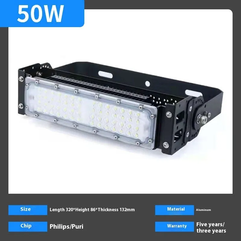 Outdoor LED projection lamp with OSRAM lamp beads and aluminium alloy shell for tunnel and square lighting