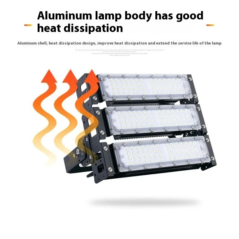 Outdoor LED projection lamp with OSRAM lamp beads and aluminium alloy shell for tunnel and square lighting