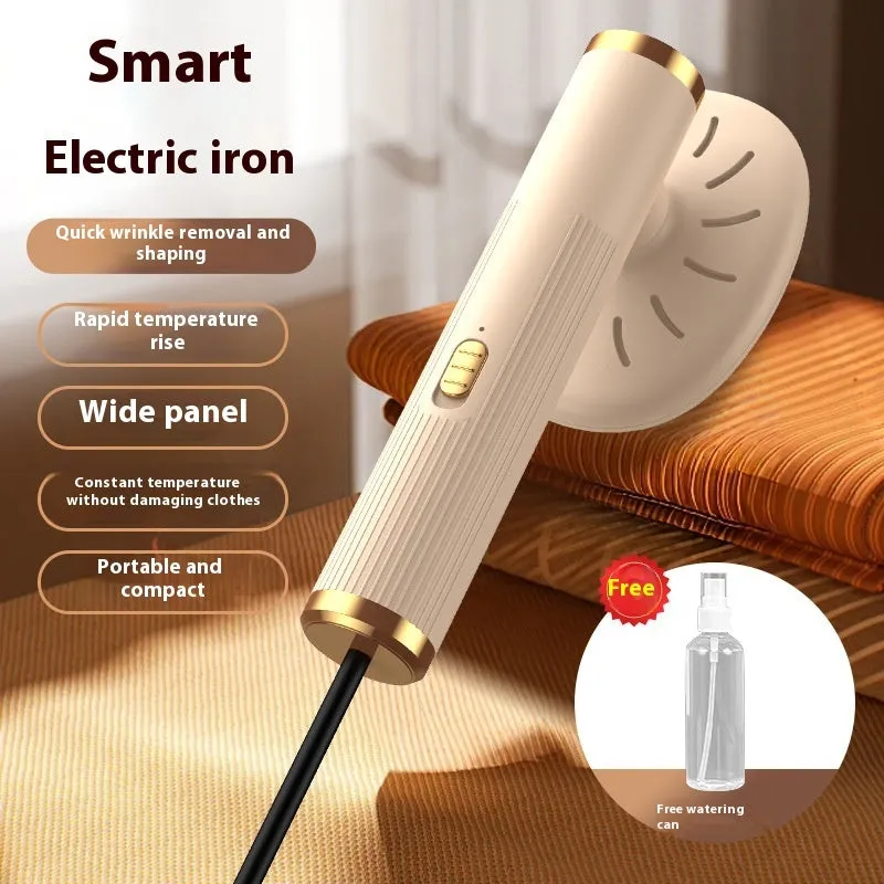 USB handheld garment steamer in Cream Yellow with two gear temperature adjustment and compact design