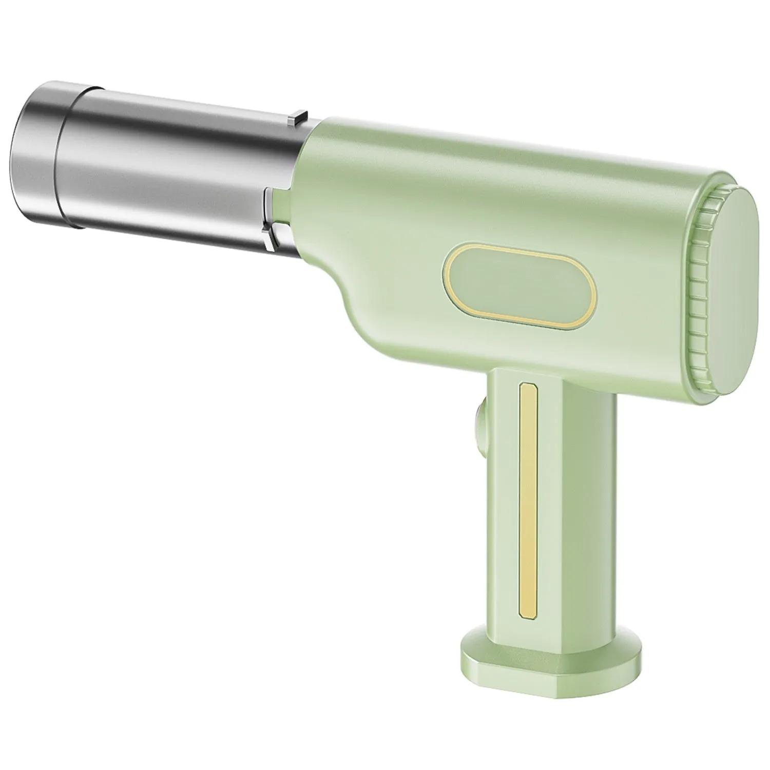 Wireless handheld noodle press in cyan with 200g capacity for household pasta making