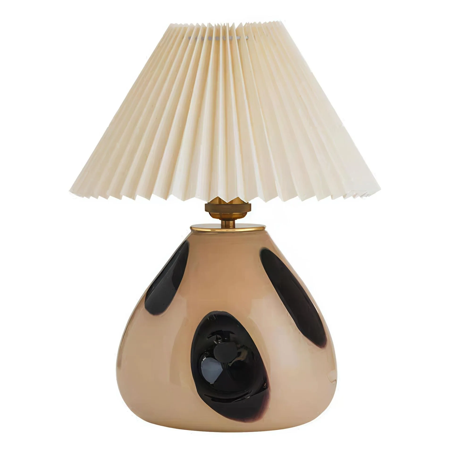 Nordic ceramic dimming table lamp with Panda design for bedside use
