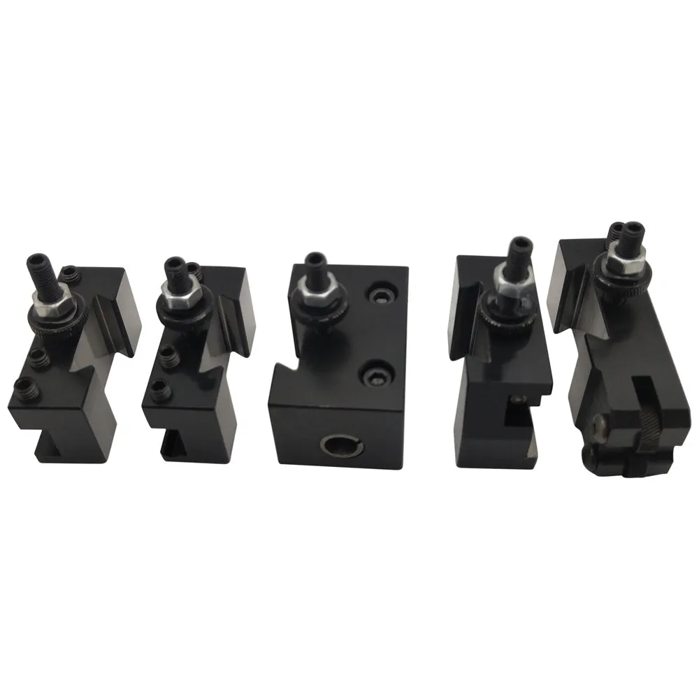 Machifit 250-000 wedge-type steel quick change tool post and holder for a woodworking lathe.
