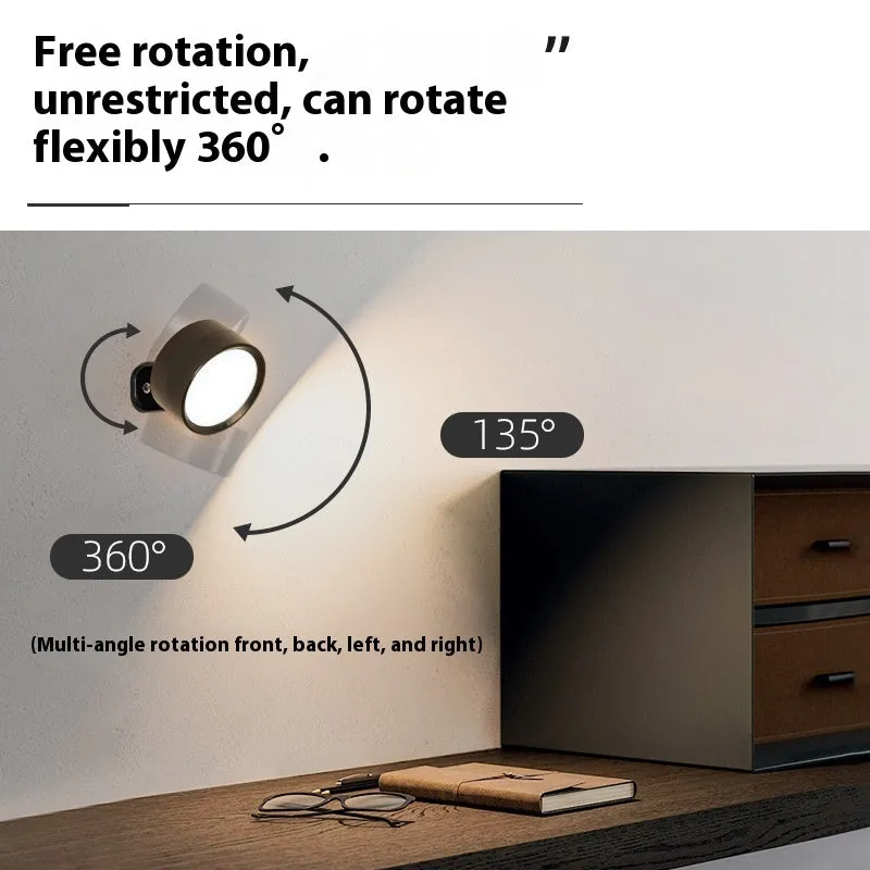 Beige portable touch adjustment small night lamp for bedside reading with tricolour light