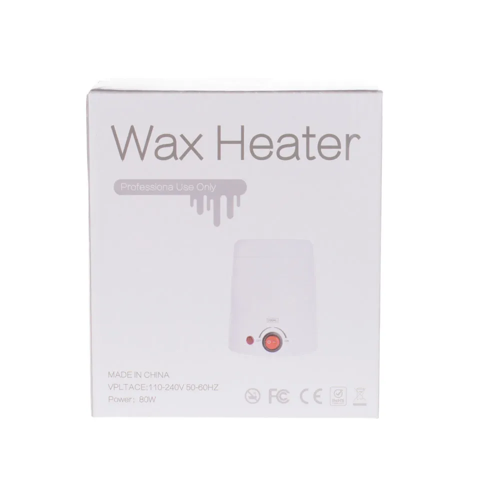 Portable constant temperature wax melting machine in black with removable power cord compact 11cm size