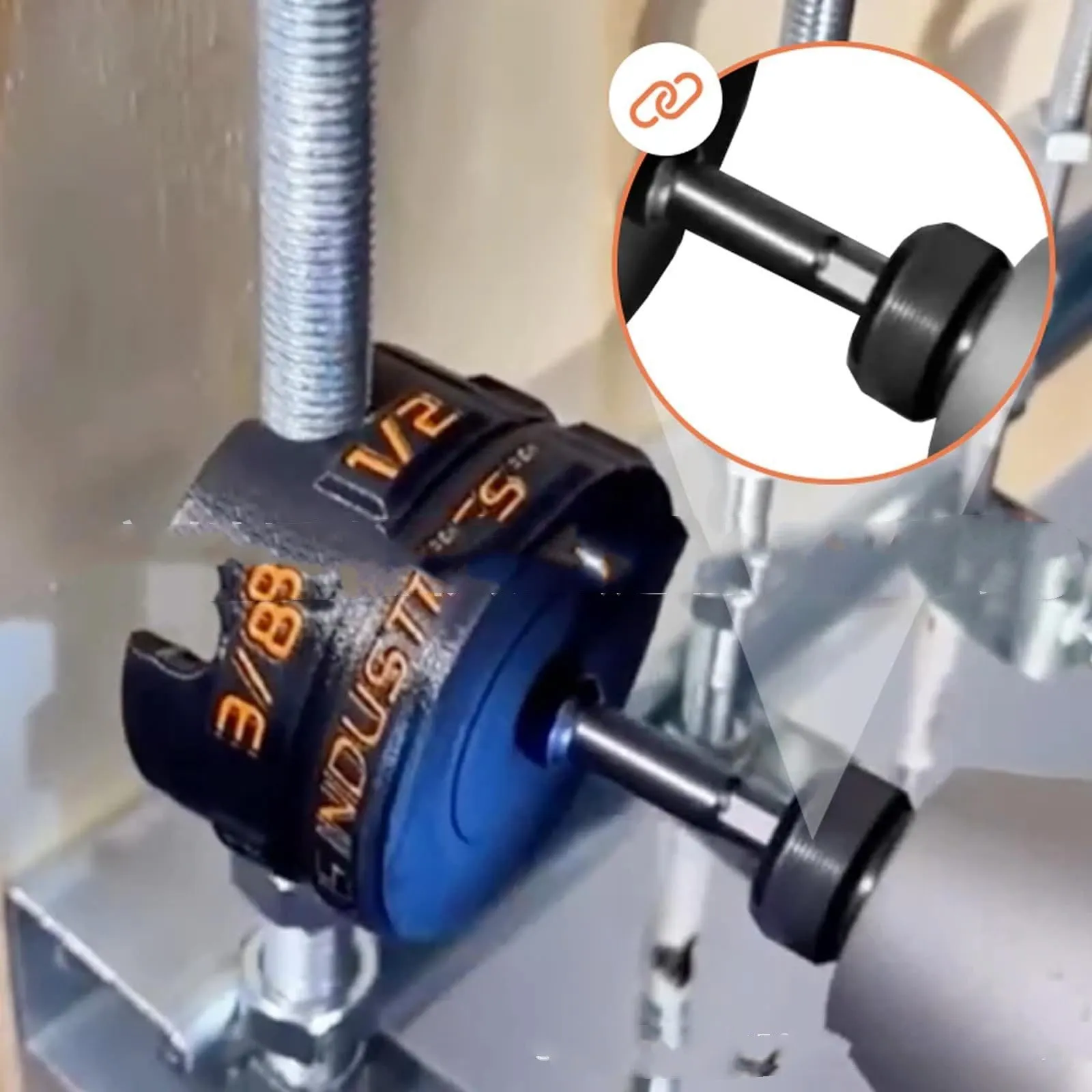 Plastic nut removal bolt extractor tool for quick fastener removal with drill