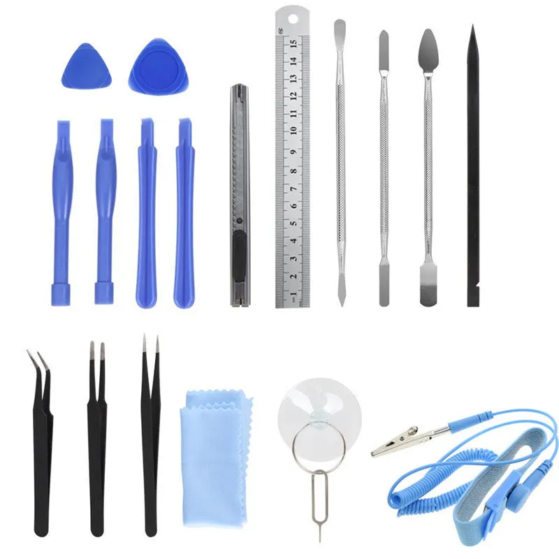 80-in-one multi-function screwdriver set with chrome vanadium steel bits, magnetic handle, and prying tools on a grey background