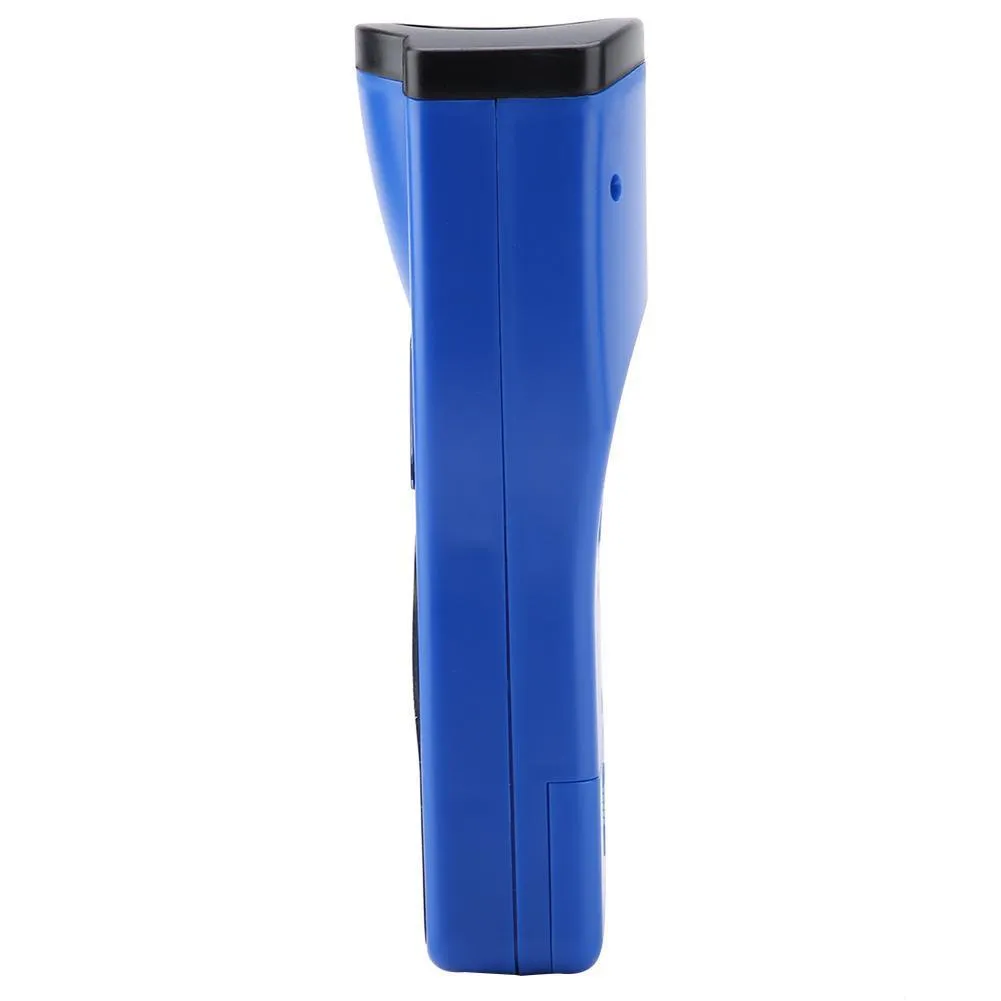 Cp-3008 ultrasonic range finder handheld ABS plastic black distance measuring tool front view