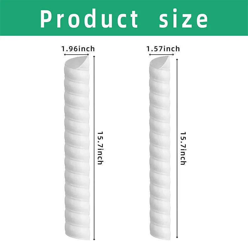 Plastic plant trunk protector in white, green, and black colour options for insect-proof and anti-bite tree care